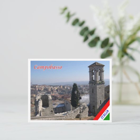 Italië - Molise - Campobasso - Bell Tower - Briefkaart (Staand voorkant)