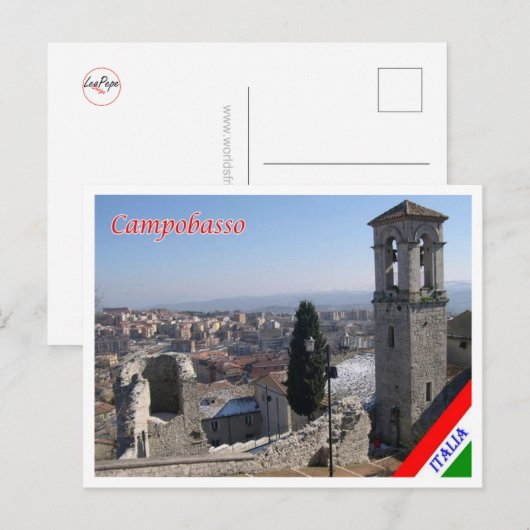 Italië - Molise - Campobasso - Bell Tower - Briefkaart (Voorkant / Achterkant)