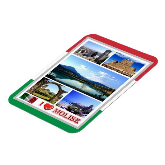 Italië - Molise - I Love - Magnet Magneet (Linkerzijde)