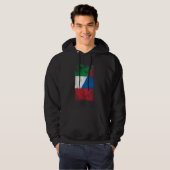 Italië Mongoolse vlaggen - Italiaans Mongools Hoodie (Voorkant volledig)