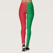 Italië Nationale Vlag Stijl Leggings (Achterkant)