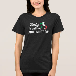 Italië noemt design Tri-Blend shirt