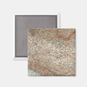 Italië noord magneet (Voorkant / Achterkant)