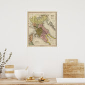 Italië Noorddeel 2 Poster (Keuken)