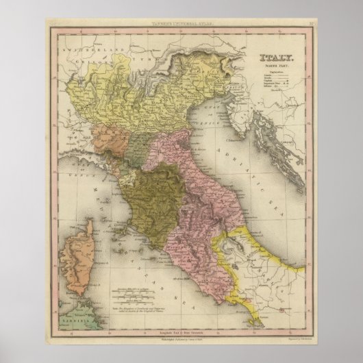 Italië Noorddeel 2 Poster (Voorkant)