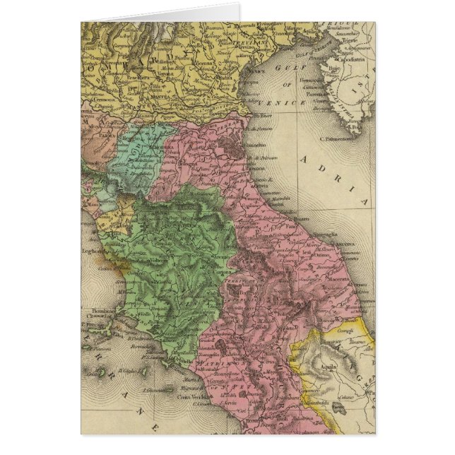 Italië noordelijk deel (Voorkant)