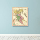 Italië noordelijk deel canvas afdruk (Insitu (Houten vloer))