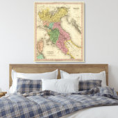 Italië noordelijk deel canvas afdruk (Insitu (Slaapkamer))