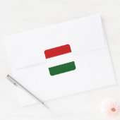 Italië of Mexico banner / vlag Vierkante Sticker (Envelop)
