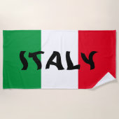 Italië officiële vlag strandlaken (Voorkant)