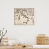 Italië onder de deelstaat Saksen Poster (Keuken)