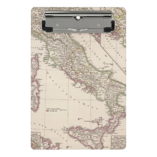 Italië onder de Lombards Mini Klembord (Voorkant)