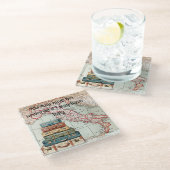 Italië Onderzetter Glazen Onderzetter (Schuin)