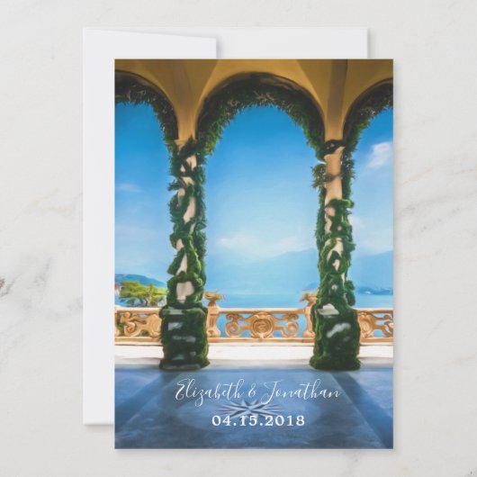 Italië opent uitnodiging voor Elegant Bridal (Achterkant)