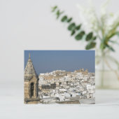 Italië, Ostuni, sluit uitzicht oude stad af Briefkaart (Staand voorkant)