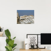 Italië, Ostuni, sluit uitzicht oude stad af Poster (Thuiskantoor)