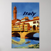 Italië, oud poster (Voorkant)
