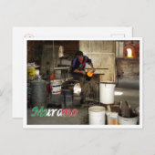 Italië - oven van Venetië - Murano - Briefkaart (Voorkant / Achterkant)