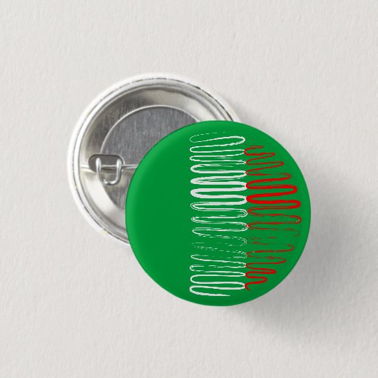 Italië over groene Button (Voorkant /achterkant)
