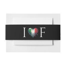 Italië Paar Bruiloft Uitnodigingen Wikkel