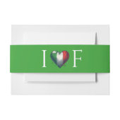 Italië Paar Bruiloft Uitnodigingen Wikkel (Voorkant Voorbeeld)