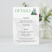 Italië Paar Informatiekaartje (Staand voorkant)