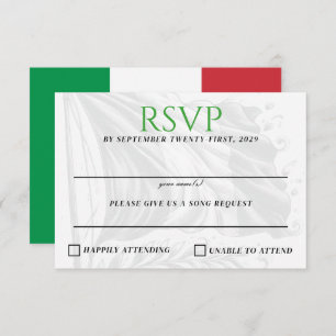 Italië Paar RSVP Kaartje