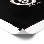 Italië Padova Vintage Travel Poster teruggezet (Hoek)