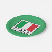 Italië Papieren Bordje (Gekanteld)