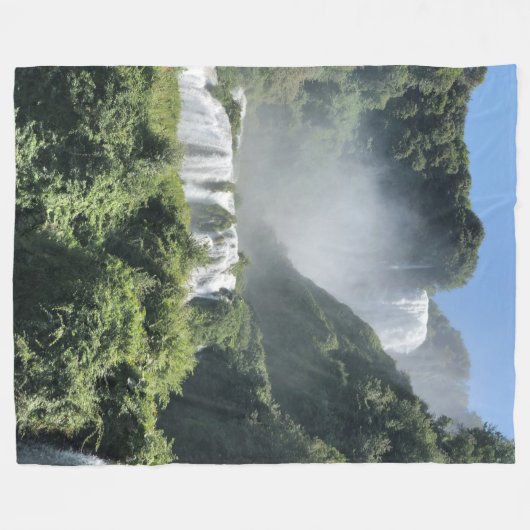 Italië parkeert Nera Park Marmore Herfsten Fleece (Voorkant (Horizontaal))