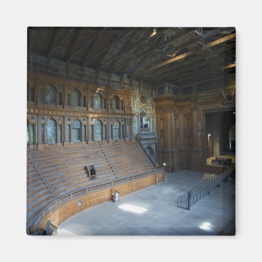 Italië, Parma, Teatro Farnese Magneet (Voorkant)