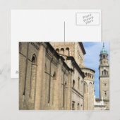 Italië, Parma, toren van de San Giovanni Church Briefkaart (Voorkant / Achterkant)