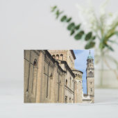 Italië, Parma, toren van de San Giovanni Church Briefkaart (Staand voorkant)