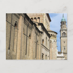 Italië, Parma, Toren van de San Giovanni Kerk Briefkaart