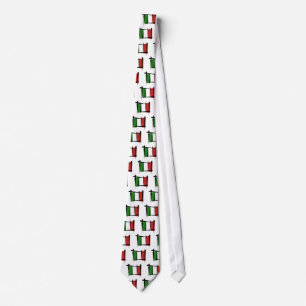 Italië Penseelvlag Stropdas