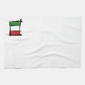 Italië Penseelvlag Theedoek (Horizontaal)