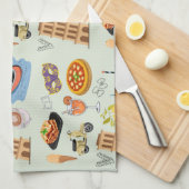 Italië perfecte vakantie theedoek (Quarter Fold)