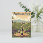 Italië Piëmont Reis Briefkaart (Staand voorkant)