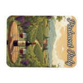 Italië Piëmont Reis Magneet (Horizontaal)