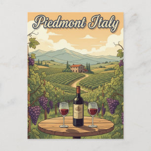 Italië Piemonte Reizen Briefkaart