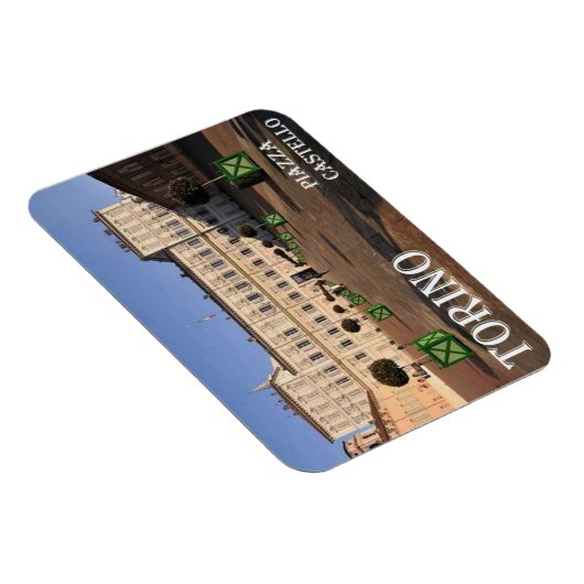 Italië - Piemonte - Torino - Castle Square - Magneet (Rechterzijde)