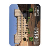 Italië - Piemonte - Torino - Castle Square - Magneet (Verticaal)