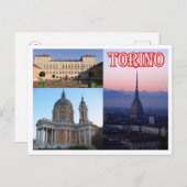 Italië - Piemonte - Torino - Mozaïek - Briefkaart (Voorkant / Achterkant)