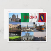 Italië - Piemonte - Torino - Mozaïek - Briefkaart (Voorkant / Achterkant)