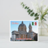 Italië - Piemonte - Torino - Superga Basilica - Briefkaart (Staand voorkant)