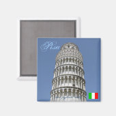 Italië Pisa cool magneet ontwerp (Voorkant / Achterkant)