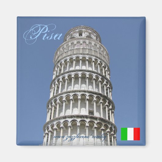 Italië Pisa cool magneet ontwerp (Voorkant)