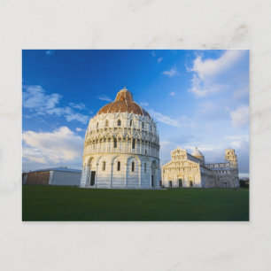 Italië, Pisa, Dom, Scheve Toren en Veld van Briefkaart