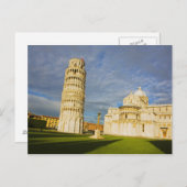 Italië, Pisa, Duomo en Leaning Tower, Pisa, 2 Briefkaart (Voorkant / Achterkant)