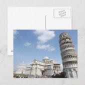 Italië, Pisa. Kathedraal, baptisteer en leaning Briefkaart (Voorkant / Achterkant)